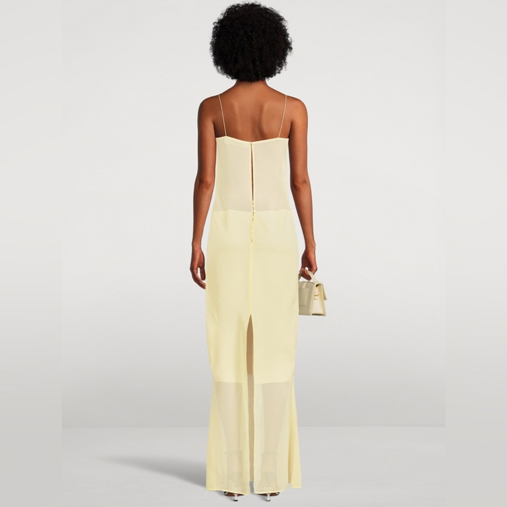 JACQUEMUS La Robe Brezza Sheer Maxi Dress - Size FR38 (US6) - Picture 3 of 8